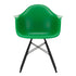 Cadeira de Braços Plástica Eames DAW / Base Ácer Preto